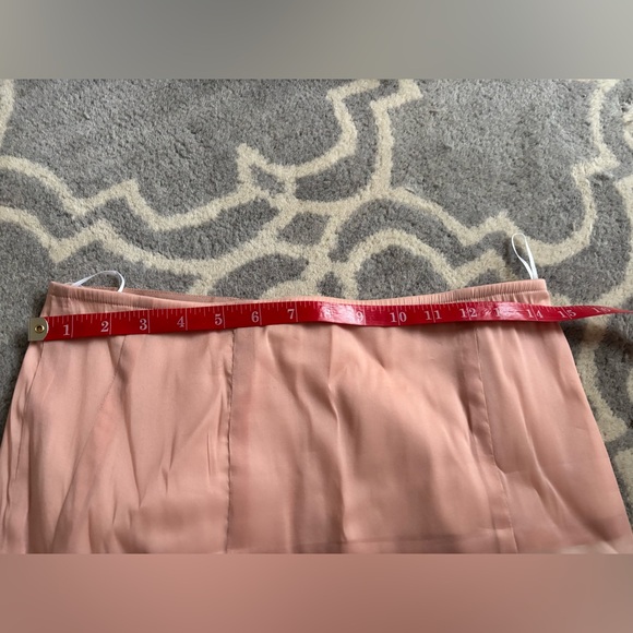 Victoria Beckham Pink Linear Pencil Skirt - Picture 11 of 12